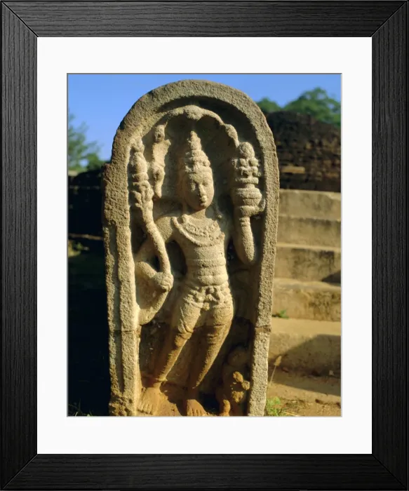 Framed Print : Guard stone Framed Print : Guard stone