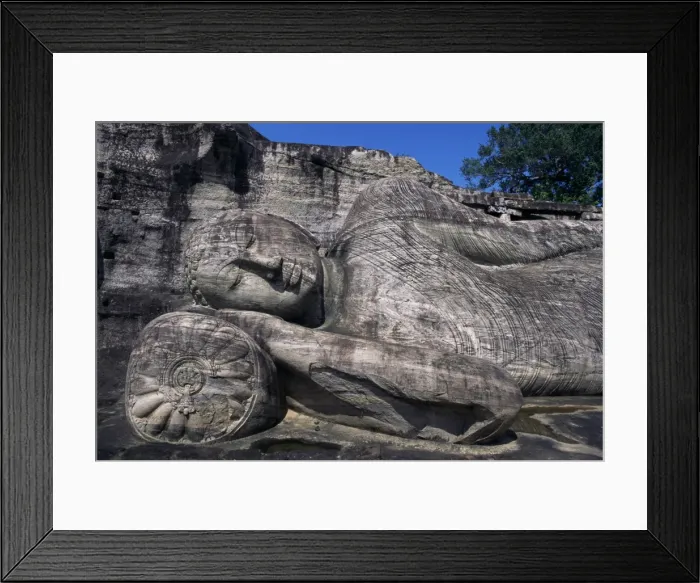 Framed Print : Reclining Buddha Framed Print : Reclining Buddha