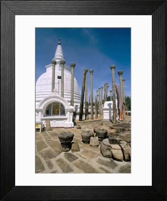 Framed Print : Thuparama Dagoba Framed Print : Thuparama Dagoba