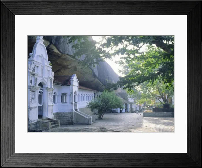 Framed Print : The Buddhist cave temples at Dambulla Framed Print : The Buddhist cave temples at Dambulla