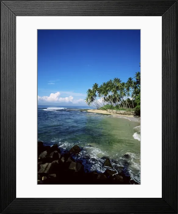 Framed Print : Beach near Galle Framed Print : Beach near Galle