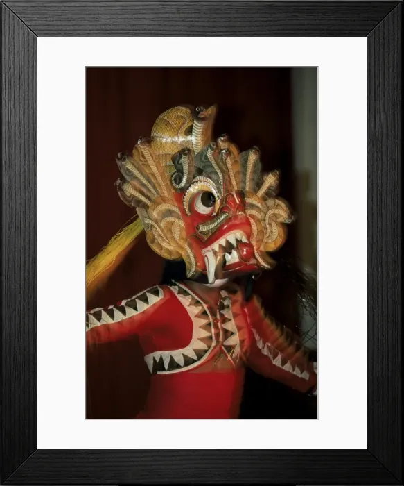 Framed Print : Traditional Kandyan dancers performing Framed Print : Traditional Kandyan dancers performing