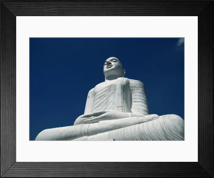 Framed Print : Statue of the Buddha above Kandy Framed Print : Statue of the Buddha above Kandy