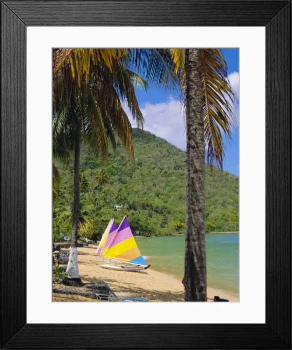 Framed Print : Reduit beach Framed Print : Reduit beach