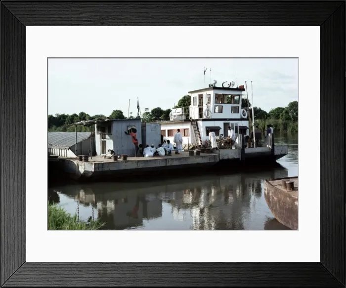 Framed Print : Steamer on the White Nile Framed Print : Steamer on the White Nile