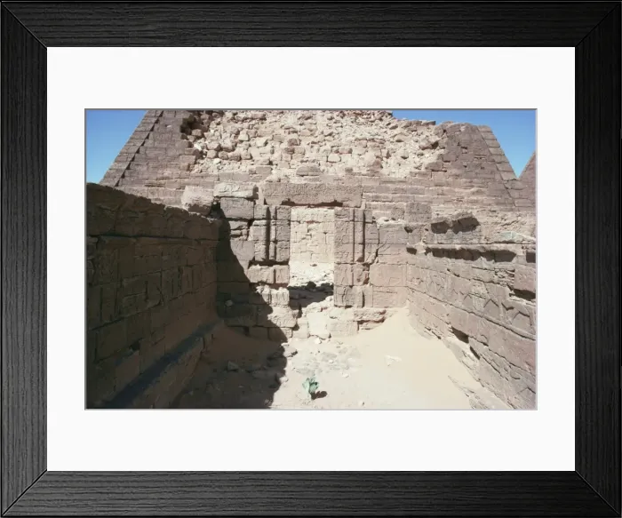 Framed Print : Pyramid, Meroe Framed Print : Pyramid, Meroe
