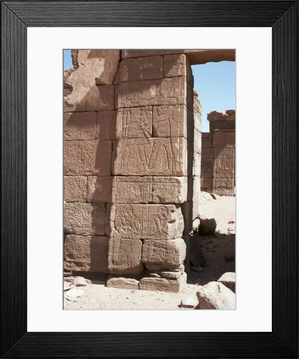 Framed Print : Front of temple D Framed Print : Front of temple D