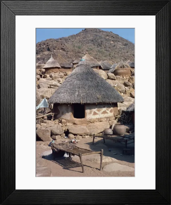 Framed Print : Nuba house Framed Print : Nuba house