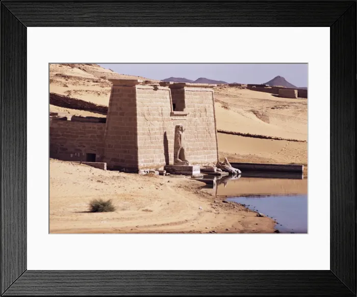 Framed Print : Temple, Wadi es Sebuia Framed Print : Temple, Wadi es Sebuia