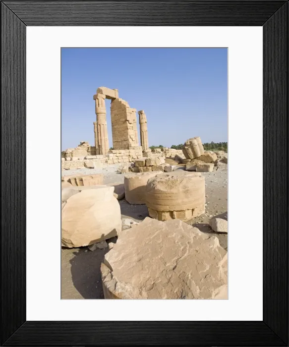 Framed Print : The temple of Soleb built during the reign of Amenophis III Framed Print : The temple of Soleb built during the reign of Amenophis III