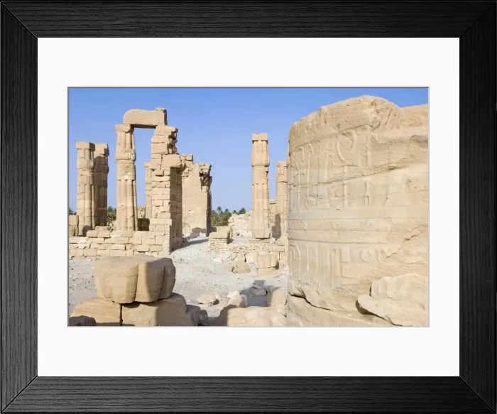 Framed Print : The temple of Soleb built during the reign of Amenophis III Framed Print : The temple of Soleb built during the reign of Amenophis III