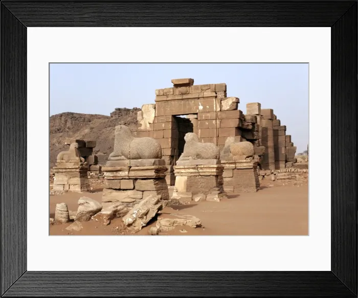 Framed Print : The Temple of Amun