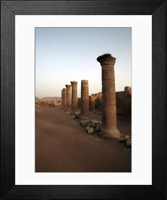 Framed Print : Temple 100 in the Great Enclosure at Musawwarat es Sufra Framed Print : Temple 100 in the Great Enclosure at Musawwarat es Sufra