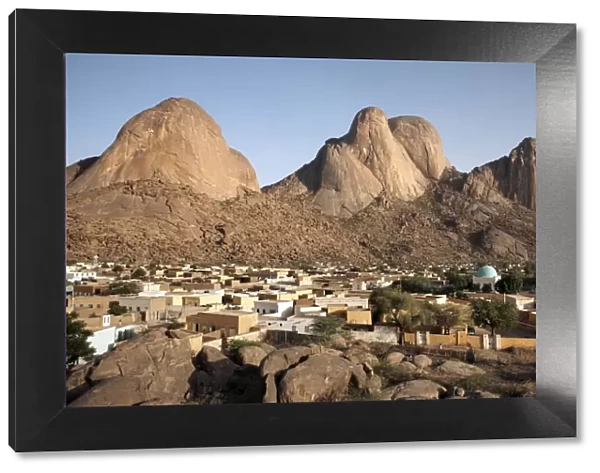 The Taka Mountains and the town of Kassala