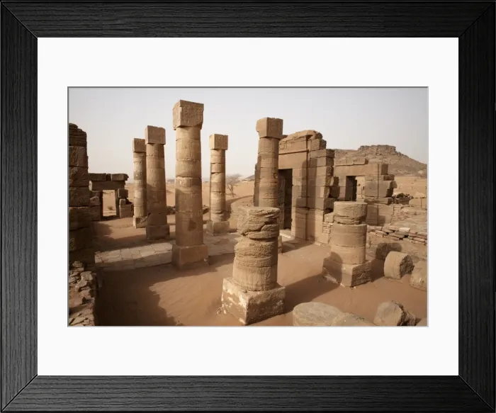 Framed Print : The Temple of Amun