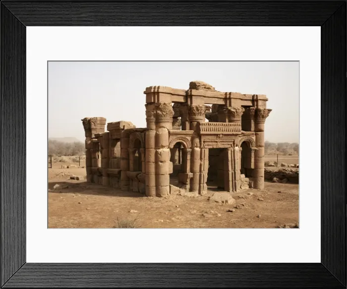 Framed Print : The Kiosk, at the Meroitic temples of Naqa Framed Print : The Kiosk, at the Meroitic temples of Naqa
