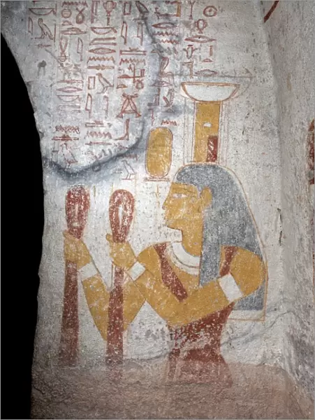 Wall paintings in the tomb of King Tanwetamani
