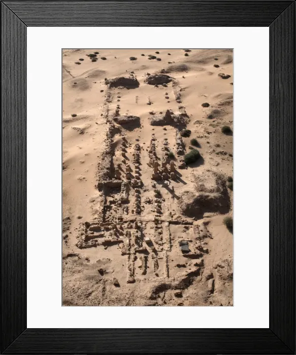 Framed Print : The Temple of Amun as seen from the holy mountain of Jebel Barkal Framed Print : The Temple of Amun as seen from the holy mountain of Jebel Barkal