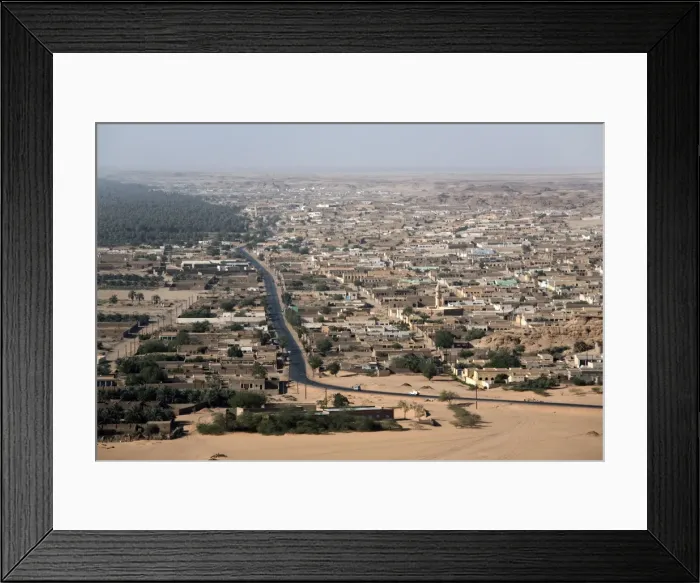 Framed Print : Karima from the summit of Jebel Barkal Framed Print : Karima from the summit of Jebel Barkal