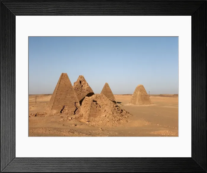 Framed Print : The pyramids at Jebel Barkal Framed Print : The pyramids at Jebel Barkal