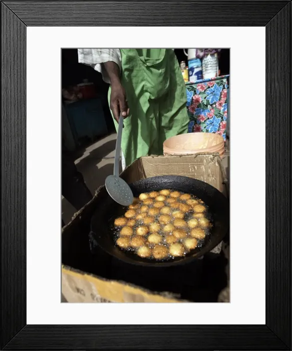 Framed Print : Tamiyya being prepared in Dongola Framed Print : Tamiyya being prepared in Dongola