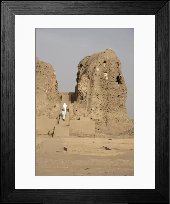 Framed Print : The 3, 500 year-old mud-brick Western Deffufa Framed Print : The 3, 500 year-old mud-brick Western Deffufa