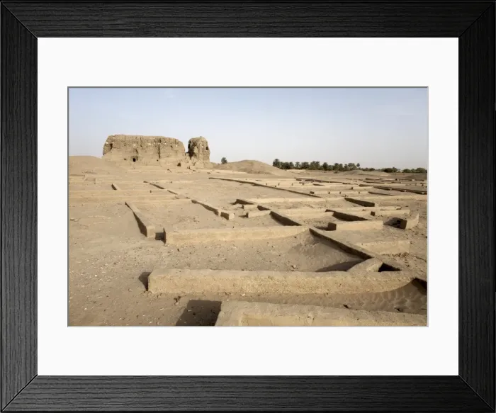 Framed Print : The 3, 500 year-old mud-brick Western Deffufa Framed Print : The 3, 500 year-old mud-brick Western Deffufa