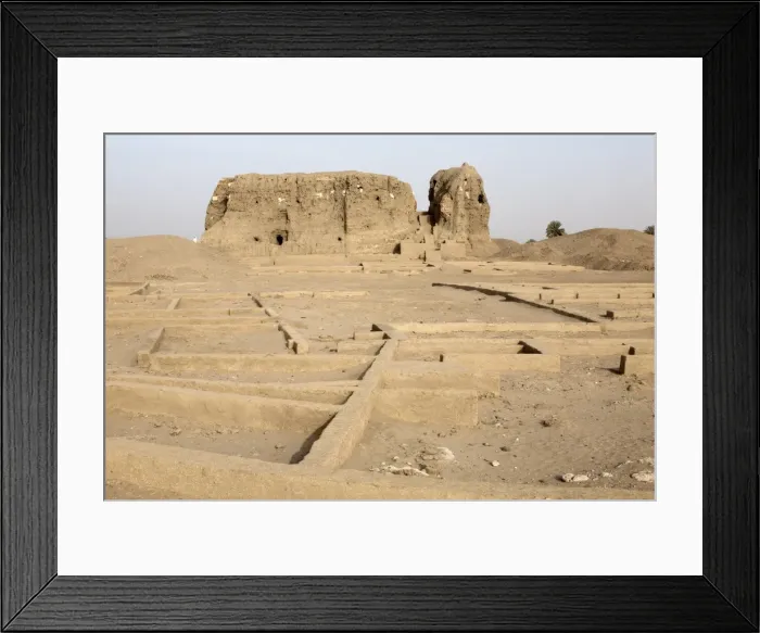 Framed Print : The 3, 500 year-old mud-brick Western Deffufa Framed Print : The 3, 500 year-old mud-brick Western Deffufa