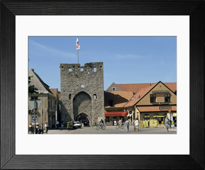 Framed Print : Medieval town gateway Framed Print : Medieval town gateway