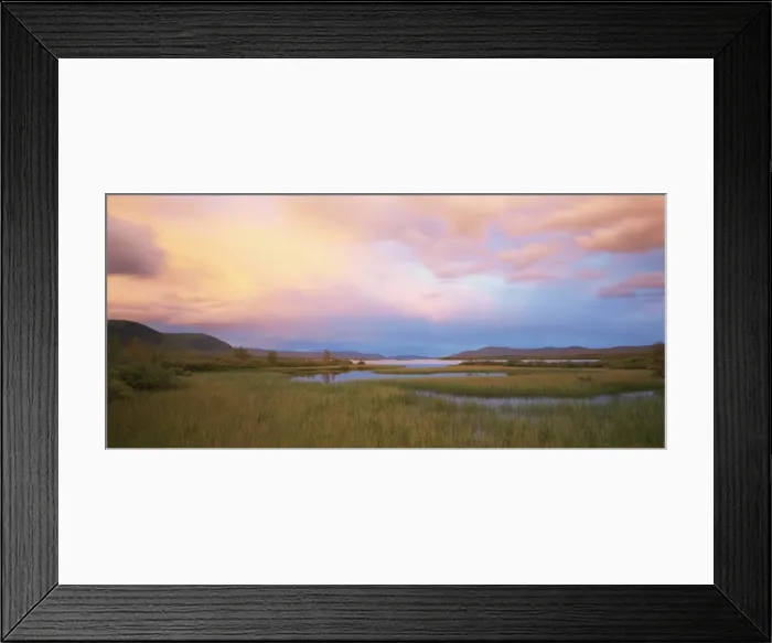 Framed Print : Typical scenery in Laponia Framed Print : Typical scenery in Laponia