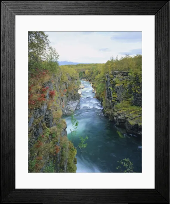 Framed Print : Abisko River Gorge Framed Print : Abisko River Gorge