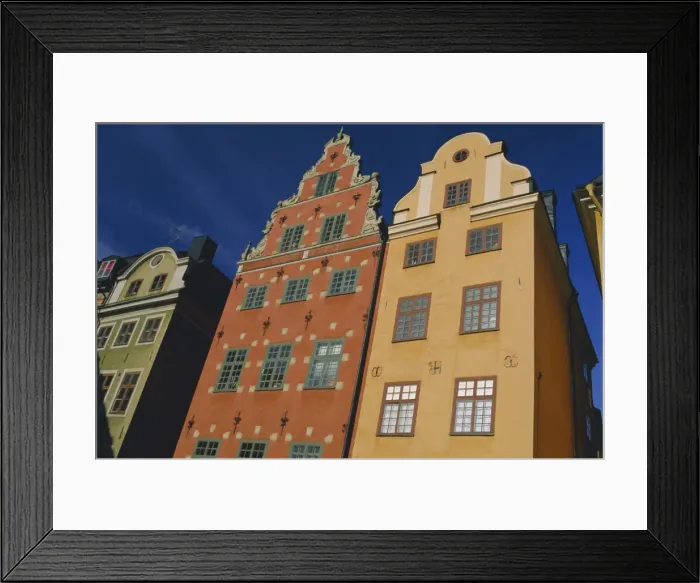 Framed Print : 17th century houses in Stor torget (Stor Square) Framed Print : 17th century houses in Stor torget (Stor Square)