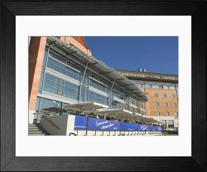 Framed Print : Al fresco dining on the summer terrace at the Opera House Framed Print : Al fresco dining on the summer terrace at the Opera House
