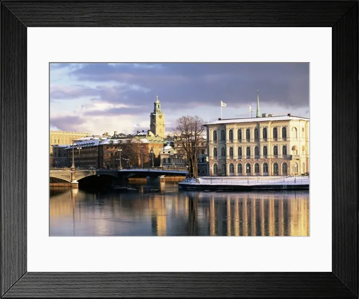 Framed Print : City in winter Framed Print : City in winter