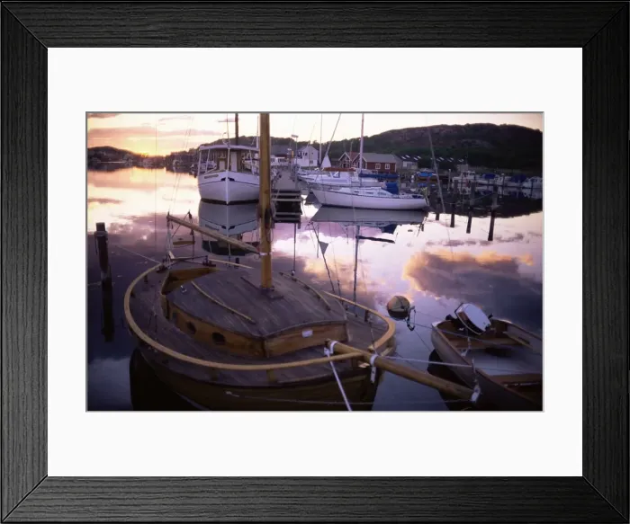 Framed Print : Sundown over South Harbour Framed Print : Sundown over South Harbour