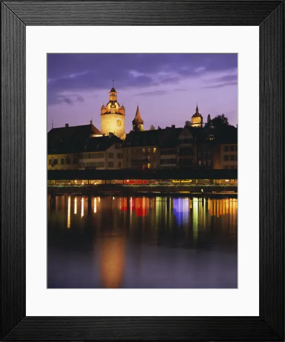 Framed Print : Kapellbrucke Framed Print : Kapellbrucke