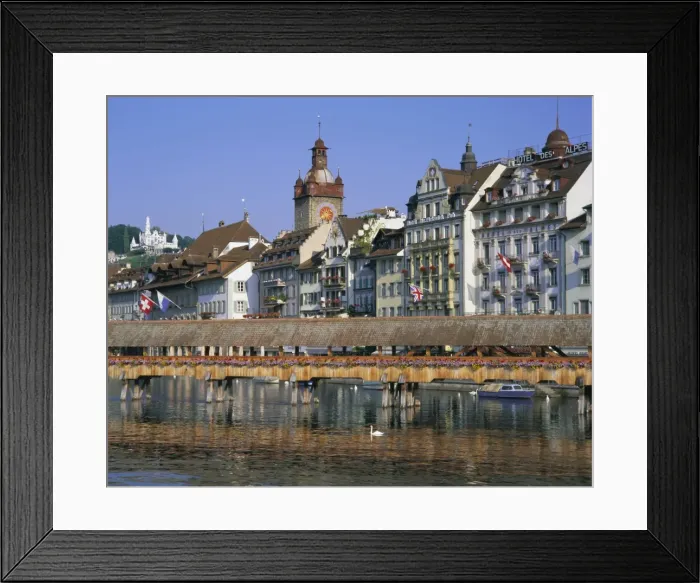 Framed Print : Kapellbrucke Framed Print : Kapellbrucke