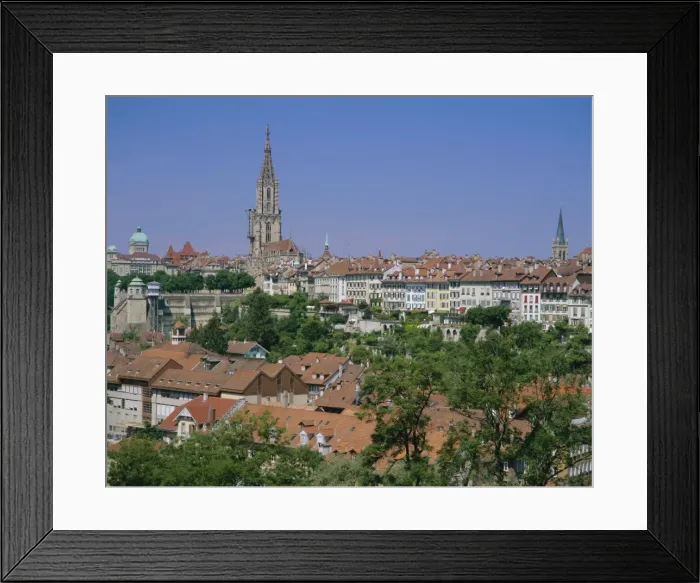 Framed Print : Bern (Berne) and Aare River Framed Print : Bern (Berne) and Aare River