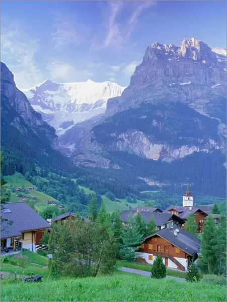 Grindelwald and the north face of the Eiger
