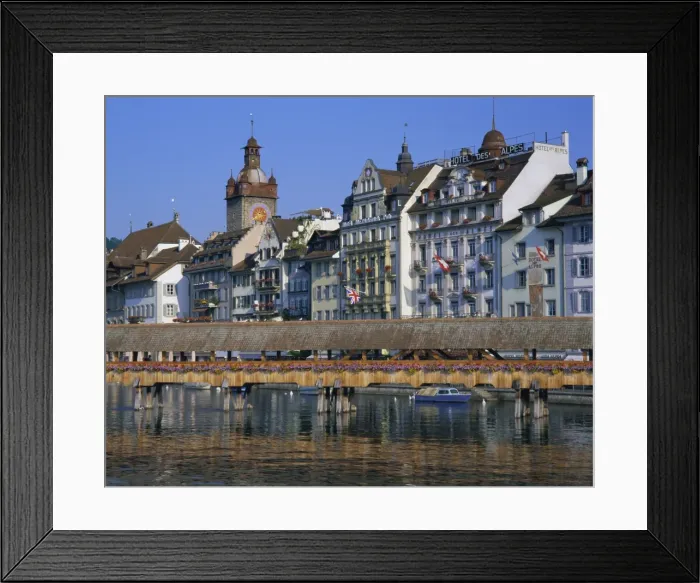 Framed Print : Kapellbrucke Framed Print : Kapellbrucke