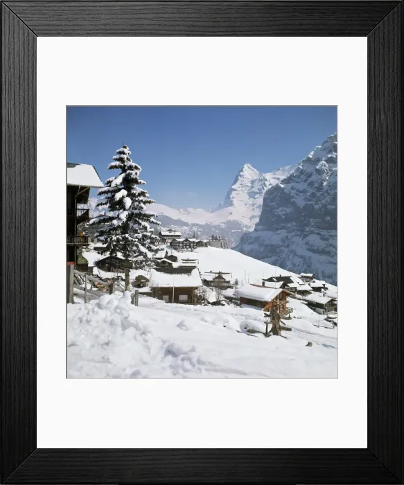 Framed Print : View towards the Eiger Framed Print : View towards the Eiger