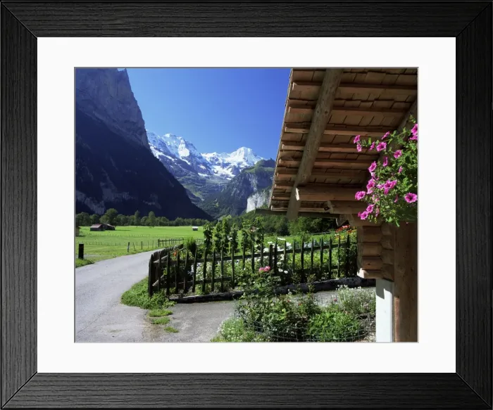 Framed Print : View to the Breithorn Framed Print : View to the Breithorn
