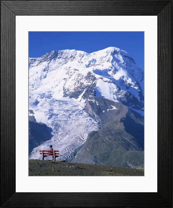 Framed Print : Hiker on bench Framed Print : Hiker on bench
