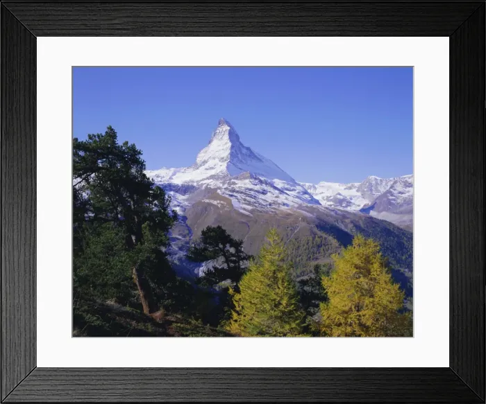 Framed Print : The Matterhorn mountain 4478m) Framed Print : The Matterhorn mountain 4478m)