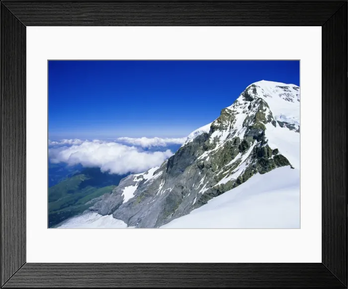 Framed Print : Monch (13449 ft) mountain Framed Print : Monch (13449 ft) mountain