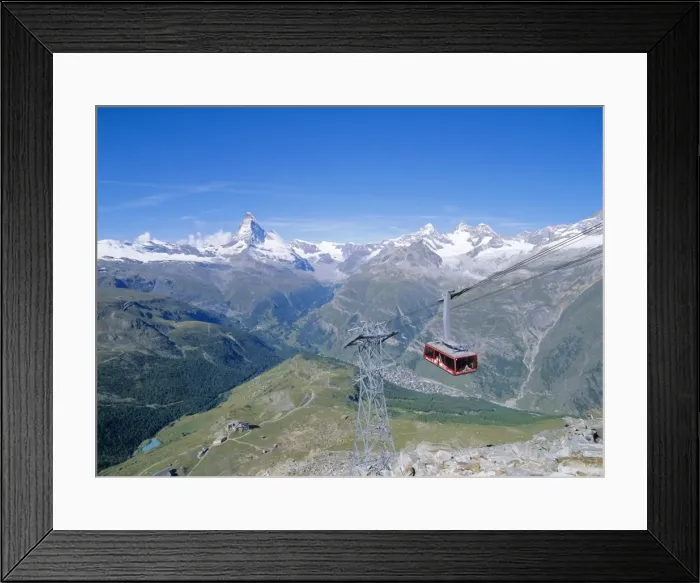 Framed Print : View from Rothorn to Matterhorn