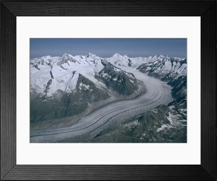 Framed Print : Aletschglacier Framed Print : Aletschglacier