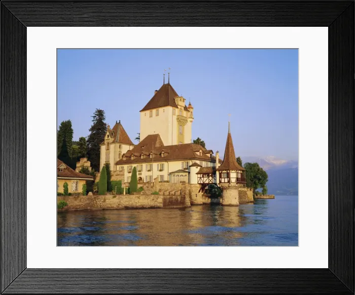 Framed Print : Oberhofen Castle Framed Print : Oberhofen Castle