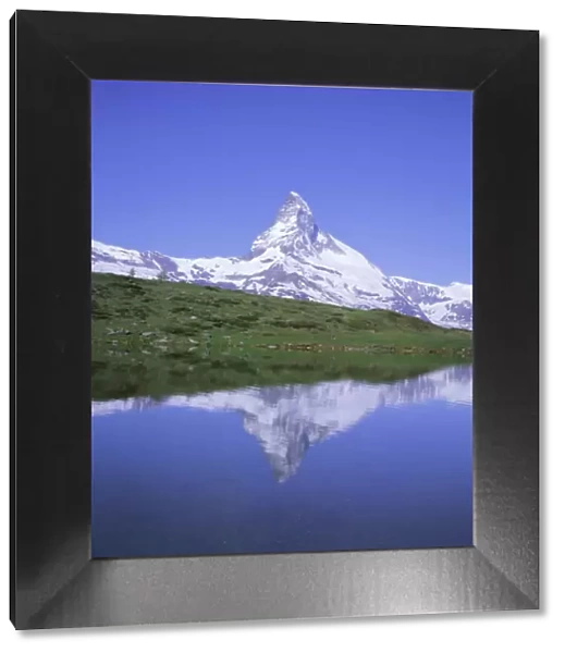 The Matterhorn reflected in Lake Leisse