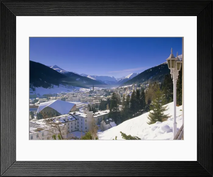 Framed Print : Davos, Graubunden region Framed Print : Davos, Graubunden region